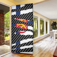 Finland Beast Door Cover Ripped Flag Graphic - Wonder Print Shop