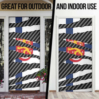 Finland Beast Door Cover Ripped Flag Graphic - Wonder Print Shop
