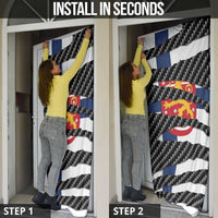 Finland Beast Door Cover Ripped Flag Graphic - Wonder Print Shop