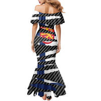 Finland Beast Family Matching Mermaid Dress and Hawaiian Shirt Ripped Flag Graphic - Wonder Print Shop
