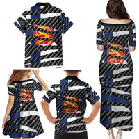 Finland Beast Family Matching Puletasi and Hawaiian Shirt Ripped Flag Graphic - Wonder Print Shop