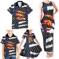 Finland Beast Family Matching Tank Maxi Dress and Hawaiian Shirt Ripped Flag Graphic - Wonder Print Shop