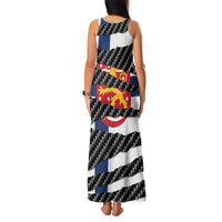 Finland Beast Family Matching Tank Maxi Dress and Hawaiian Shirt Ripped Flag Graphic - Wonder Print Shop