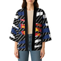 Finland Beast Kimono Ripped Flag Graphic - Wonder Print Shop