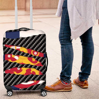 Finland Beast Luggage Cover Ripped Flag Graphic - Wonder Print Shop