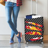 Finland Beast Luggage Cover Ripped Flag Graphic - Wonder Print Shop
