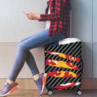 Finland Beast Luggage Cover Ripped Flag Graphic - Wonder Print Shop