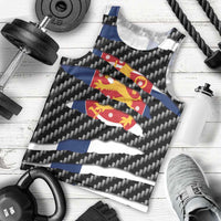 Finland Beast Men Tank Top Ripped Flag Graphic - Wonder Print Shop
