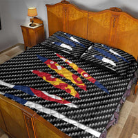 Finland Beast Quilt Bed Set Ripped Flag Graphic - Wonder Print Shop