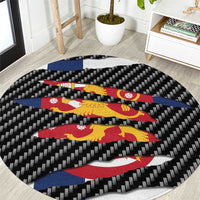 Finland Beast Round Carpet Ripped Flag Graphic - Wonder Print Shop