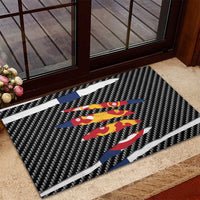 Finland Beast Rubber Doormat Ripped Flag Graphic - Wonder Print Shop