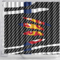 Finland Beast Shower Curtain Ripped Flag Graphic - Wonder Print Shop