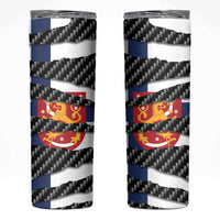 Finland Beast Skinny Tumbler Ripped Flag Graphic - Wonder Print Shop