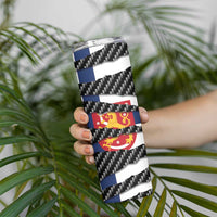 Finland Beast Skinny Tumbler Ripped Flag Graphic - Wonder Print Shop