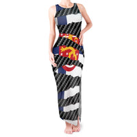 Finland Beast Tank Maxi Dress Ripped Flag Graphic - Wonder Print Shop