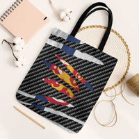 Finland Beast Tote Bag Ripped Flag Graphic - Wonder Print Shop