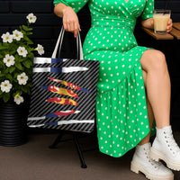 Finland Beast Tote Bag Ripped Flag Graphic - Wonder Print Shop