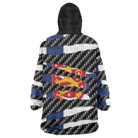 Finland Beast Wearable Blanket Hoodie Ripped Flag Graphic - Wonder Print Shop