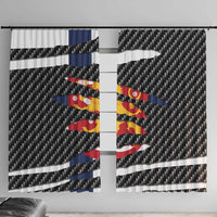 Finland Beast Window Curtain Ripped Flag Graphic - Wonder Print Shop