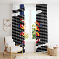 Finland Beast Window Curtain Ripped Flag Graphic - Wonder Print Shop