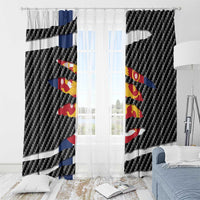 Finland Beast Window Curtain Ripped Flag Graphic - Wonder Print Shop