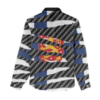 Finland Beast Women Casual Shirt Ripped Flag Graphic - Wonder Print Shop