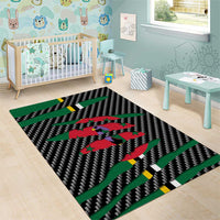 Dominica Beast Area Rug Ripped Flag Graphic - Wonder Print Shop