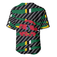 Dominica Beast Baseball Jersey Ripped Flag Graphic - Wonder Print Shop