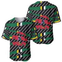 Dominica Beast Baseball Jersey Ripped Flag Graphic - Wonder Print Shop