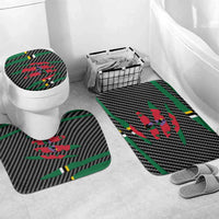 Dominica Beast Bathroom Set Ripped Flag Graphic - Wonder Print Shop