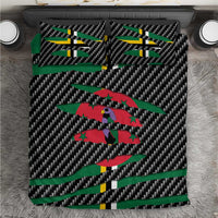 Dominica Beast Bedding Set Ripped Flag Graphic - Wonder Print Shop