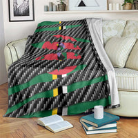 Dominica Beast Blanket Ripped Flag Graphic - Wonder Print Shop