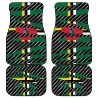 Dominica Beast Car Mats Ripped Flag Graphic - Wonder Print Shop