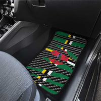 Dominica Beast Car Mats Ripped Flag Graphic - Wonder Print Shop