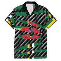 Dominica Beast Family Matching Summer Maxi Dress and Hawaiian Shirt Ripped Flag Graphic - Wonder Print Shop