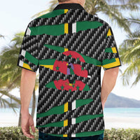 Dominica Beast Hawaiian Shirt Ripped Flag Graphic - Wonder Print Shop