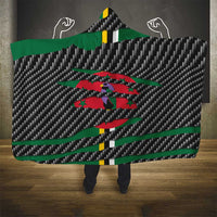 Dominica Beast Hooded Blanket Ripped Flag Graphic - Wonder Print Shop