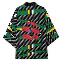 Dominica Beast Kimono Ripped Flag Graphic - Wonder Print Shop