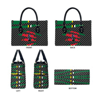 Dominica Beast Leather Bag Ripped Flag Graphic - Wonder Print Shop