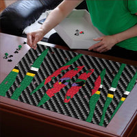 Dominica Beast Puzzle Ripped Flag Graphic - Wonder Print Shop