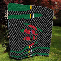 Dominica Beast Quilt Ripped Flag Graphic - Wonder Print Shop
