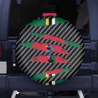 Dominica Beast Spare Tire Cover Ripped Flag Graphic - Wonder Print Shop