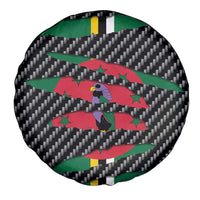 Dominica Beast Spare Tire Cover Ripped Flag Graphic - Wonder Print Shop