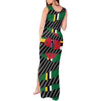 Dominica Beast Tank Maxi Dress Ripped Flag Graphic - Wonder Print Shop