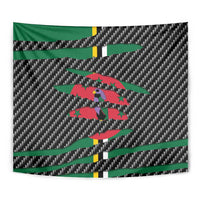 Dominica Beast Tapestry Ripped Flag Graphic - Wonder Print Shop