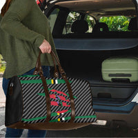 Dominica Beast Travel Bag Ripped Flag Graphic - Wonder Print Shop