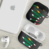 South Africa Beast AirPods Case Ripped Flag Graphic - Wonder Print Shop