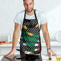 South Africa Beast Apron Ripped Flag Graphic - Wonder Print Shop