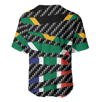 South Africa Beast Baseball Jersey Ripped Flag Graphic - Wonder Print Shop