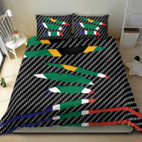 South Africa Beast Bedding Set Ripped Flag Graphic - Wonder Print Shop